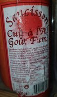 Saucisson cuit à l'ail goût Fumé