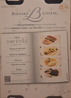 Menu Chef étoilé 1 personne