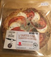 Tartes fines tomates et chèvre
