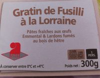 Gratin de fusilli à la Lorraine