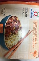 Boeuf aux oignons & nouilles chinoises sautées