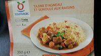 Tajine agneau et semoule raisins