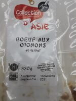Boeuf aux oignons et riz thai