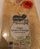 Crêpe jambon fromage