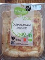 Quiche Lorraine Lardons fumés au bois de hêtre