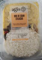 Dos de colin d'alaska sauce crème riz