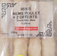 Minis nems poulet