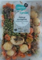 Mélange aux légumes, pommes de terre et lardons