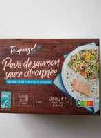 Pavé de saumon sauce citronnée
