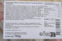 Sauté de chevreuil et sauce grand veneur aux baies d'airelles