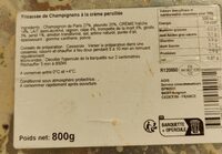Fricassée de champignons à la crème persillée