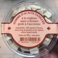 Gomme D'acacia Vanillee