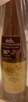 Bouteille de vin en chocolat au lait