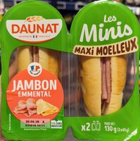 Sandwich Les Minis jambon emmental