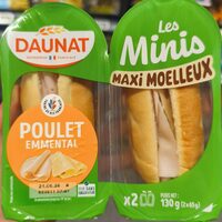 Les minis maxi moelleux poulet emmental