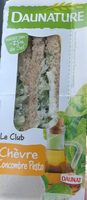Le Club Chèvre concombre Pesto - Daunat