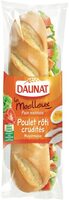 Le moelleux poulet rôti crudités mayonnaise légère