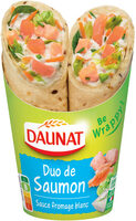 Duo de saumon, sauce fromage blanc