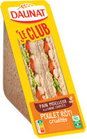 Club poulet rôti crudités