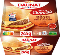 Burger Le Rosti Boeuf Emmental