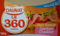 Le 360 Jambon Cheddar Sauce Burger
