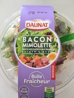 Salade Bacon Mimolette Sauce Moutarde à l'ancienne