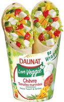 Be wrappy chèvre tomates marinées