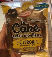 Le cake extra moelleux, citron et graines de pavot