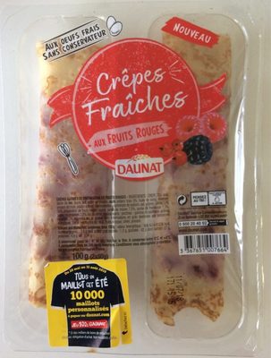 Crêpes Fraîches aux Fruits Rouges