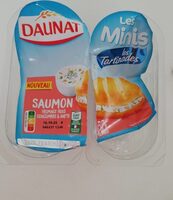 Les minis tartinades - Daunat - Saumon fromage frais concombre aneth