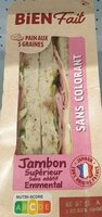 Pain aux 5 graines Jambon Emmental