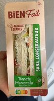 Sandwich tomate mozarella