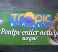 Poulpe entier nettoyé
