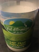 Lait frais pasteurisé de chèvre