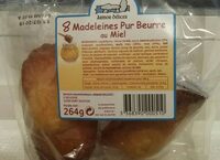 Madeleines pur beurre au miel