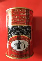 Olives noires à la Grecque aromatisées