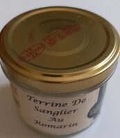 Terrine de sanglier au romarin