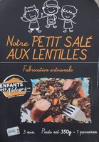 Petit salé aux lentilles