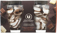 Coupes glacées verre 3 cioccolato - 2 x 90g