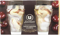 Coupes glacées verre façon zabaione - 2 x 90g