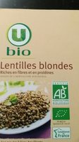 Lentilles blondes, paquet de 500g