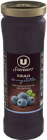 Coulis de myrtilles pot de 220g