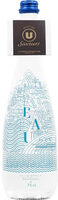 Eau minérale plate festive