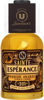 Rhum arrangé mangue ananas SAINTE ESPERANCE, 30°