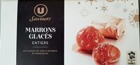 Marrons glacés entiers aux gousses de vanille Bourbon de Madagascar ,x10 - 180g