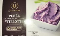 Puree de pommes de terre vitelotte