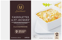 Cassolettes Saint-Jacques sauce à la champenoise