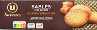 Biscuits Sablés saveur caramel au beurre salé