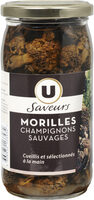 Morilles champignons sauvages - Bocal de 160g net égoutté