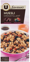 Muesli croustillant chocolat noir fruits rouges Saveurs
